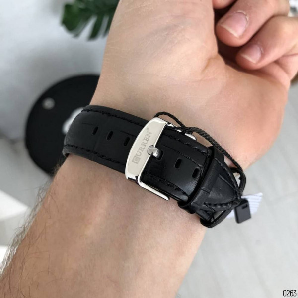 Мужские часы Curren 8365 Silver-Black фото 10