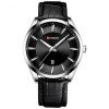 Чоловічий годинник Curren 8365 Silver-Black фото 2