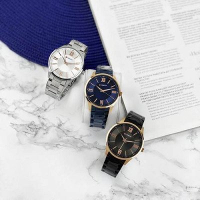 Curren 8383 Black-Gold