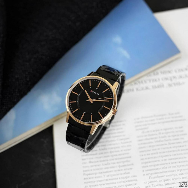 Мужские часы Curren 8385 Black-Gold фото 5