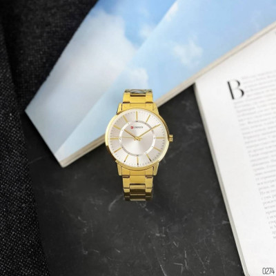 Curren 8385 Gold-White