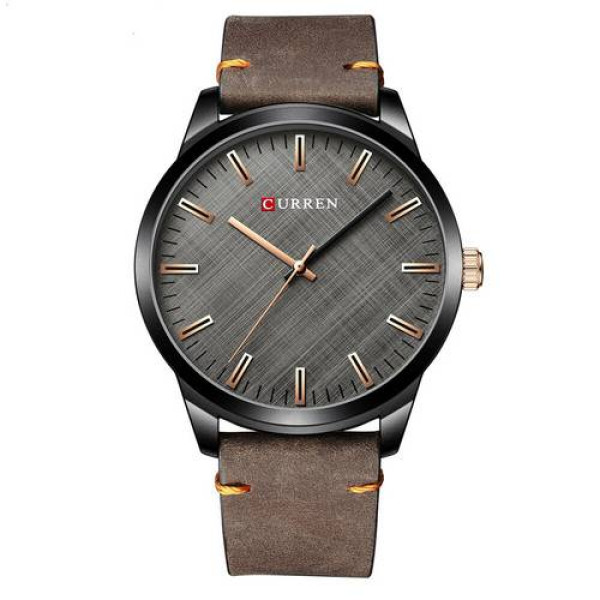 Чоловічий годинник Curren 8386 Brown-Black-Gray фото 1