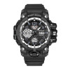 Мужские часы Sanda 6021 Black-Silver фото 2