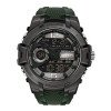 Чоловічий годинник Sanda 6015 Green-Black фото 2