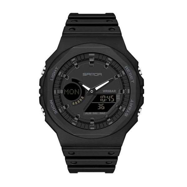 Мужские часы Sanda 6016 All Black фото 1
