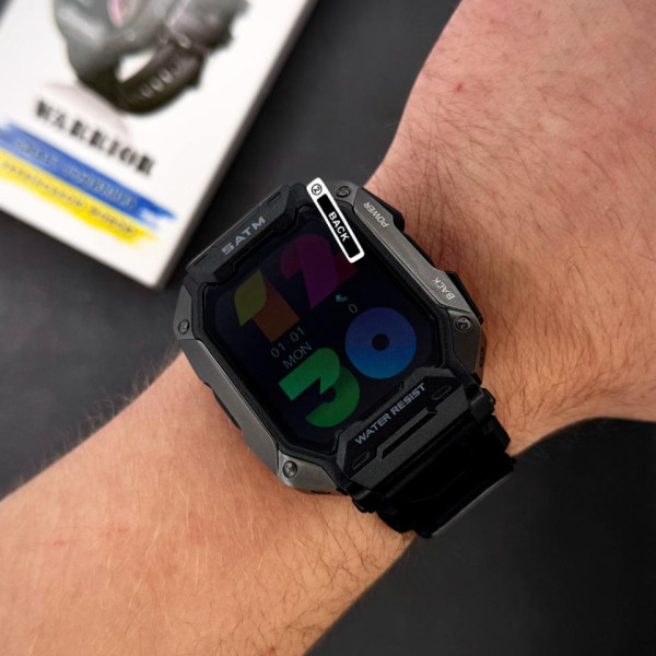 Смарт часы Modfit Warrior All Black фото 14