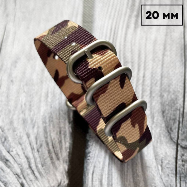 Ремінець Nato CCE Camo 20 мм фото 1