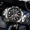 Мужские часы Curren 8418 Silver-Black фото 3