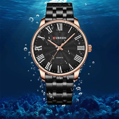 Curren 8422 Black-Gold