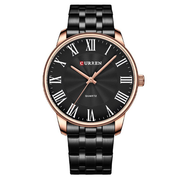 Чоловічий годинник Curren 8422 Black-Gold фото 1