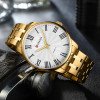 Чоловічий годинник Curren 8422 Gold-White фото 5