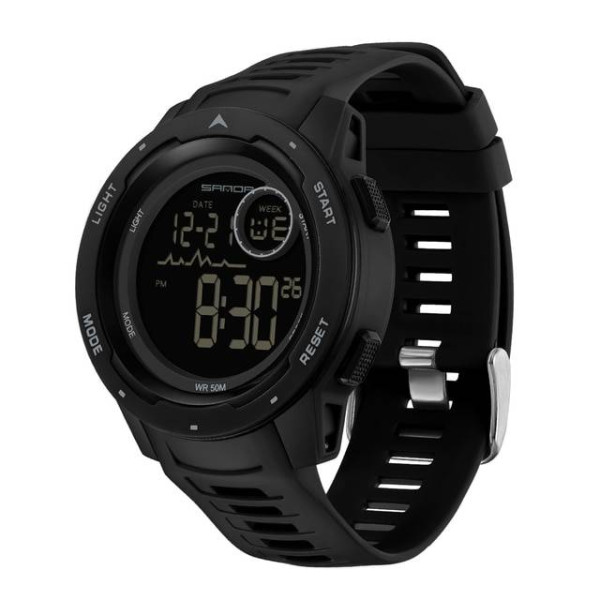 Мужские часы Sanda 2125 All Black фото 1