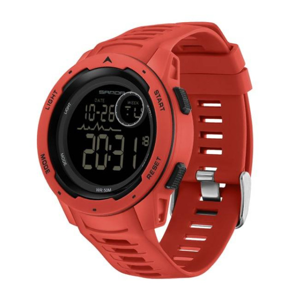 Чоловічий годинник Sanda 2125 Red-Black фото 1