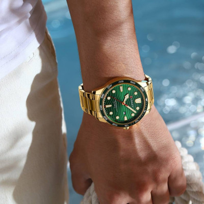 Curren 8426 Gold-Green