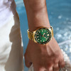 Чоловічий годинник Curren 8426 Gold-Green фото 4