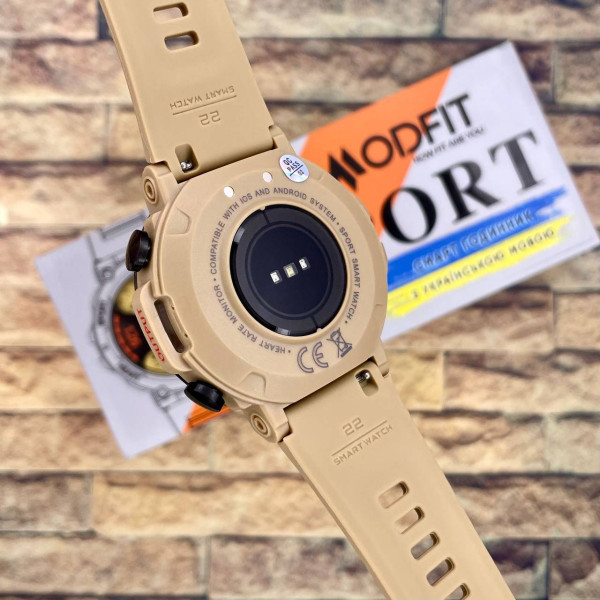 Смарт часы Modfit Hunter Khaki 36 мм. фото 28