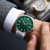 Мужские часы Curren 8411 Silver-Green фото 4