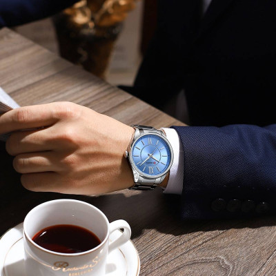 Curren 8423 Silver-Blue