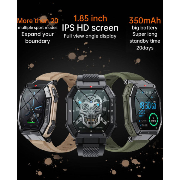 Смарт часы Modfit Shockwave Army Green фото 6