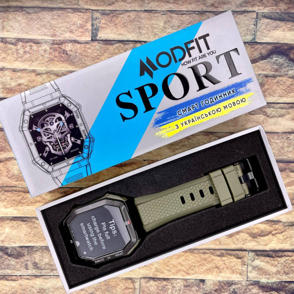 Смарт часы Modfit Shockwave Army Green фото 10
