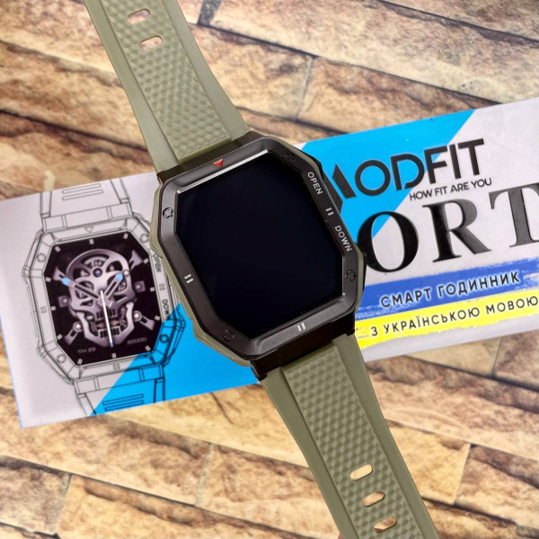 Смарт часы Modfit Shockwave Army Green фото 11