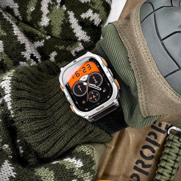Спортивные Умные Часы Kospet TANK M3 ULTRA Silver + GPS, Спортивные Режимы, Водозащита фото 19