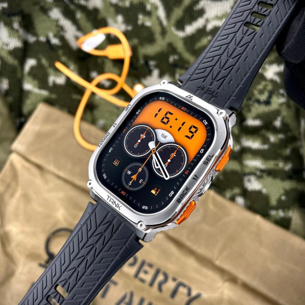 Спортивные Умные Часы Kospet TANK M3 ULTRA Silver + GPS, Спортивные Режимы, Водозащита фото 12