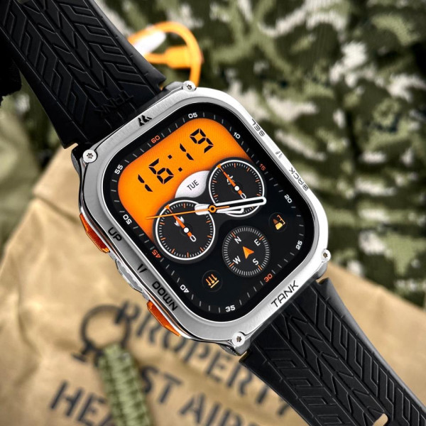 Спортивные Умные Часы Kospet TANK M3 ULTRA Silver + GPS, Спортивные Режимы, Водозащита фото 15