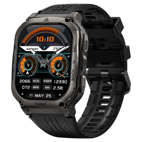 Спортивний Розумний Годинник Kospet TANK M3 Black + Спортивні Режими, Водозахист, Дзвінки фото 1