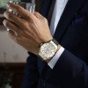 Чоловічий годинник Curren 8435 Silver-Gold-Silver фото 4