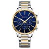 Чоловічий годинник Curren 8435 Silver-Gold-Blue фото 2