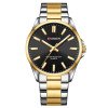 Чоловічий годинник Curren 9090 Silver-Gold-Black фото 2
