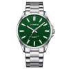 Чоловічий годинник Curren 9090 Silver-Green фото 2