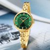 Женские часы Curren 9097L Gold-Green фото 5