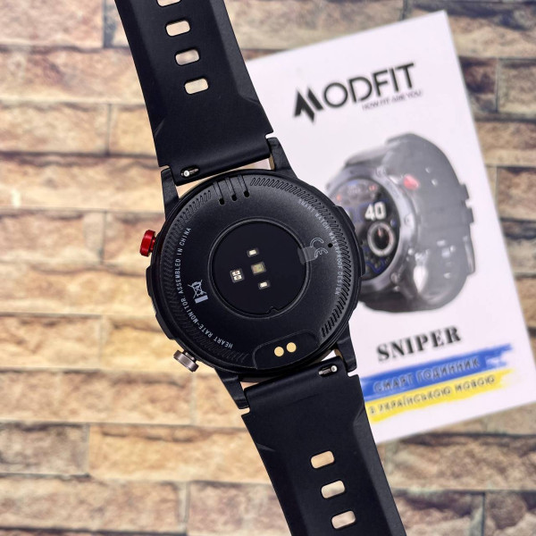 Смарт часы Modfit Sniper All Black 36 мм. фото 24