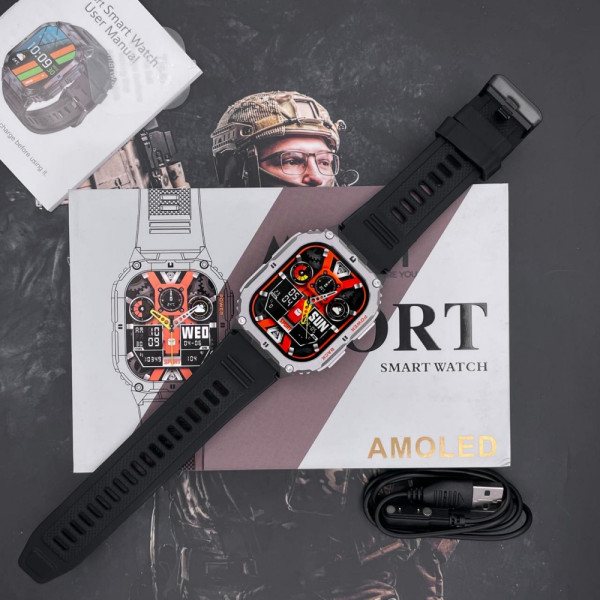 Смарт часы Modfit Navi Compass Silver-Black фото 5