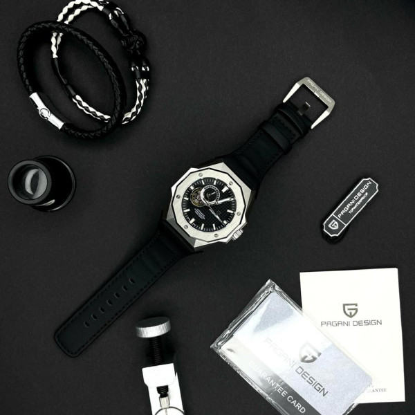 Мужские часы Pagani Design PD-YS010 Silver-Black фото 6