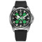 Awarder Embroidery Silver-Green Black Battery 10ATM