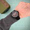 Патріотичний наручний годинник Awarder Embroidery Black-Red Black Battery 10ATM фото 13