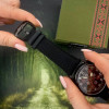 Патріотичний наручний годинник Awarder Embroidery Black-Red Black Battery 10ATM фото 10