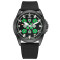 Awarder Embroidery Black-Green Black Battery 10ATM