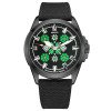 Патріотичний наручний годинник Awarder Embroidery Black-Green Black Battery 10ATM фото 2