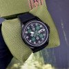 Патриотические наручные часы Awarder Embroidery Black-Green Black Battery 10ATM фото 5