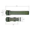 Ремінець для годинника Skmei 1688AG Army Green фото 4