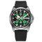 Awarder Embroidery Silver-Green Black Automatic 10ATM