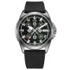 Патріотичний наручний годинник Awarder Embroidery Silver-Army Green Black Automatic 10ATM фото 2