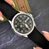 Патріотичний наручний годинник Awarder Embroidery Silver-Army Green Black Automatic 10ATM фото 7