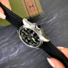 Патріотичний наручний годинник Awarder Embroidery Silver-Army Green Black Automatic 10ATM фото 8