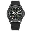 Патріотичний наручний годинник Awarder Embroidery Black-Army Green Black Automatic 10ATM фото 2