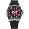 Awarder Embroidery Silver-Red Black Battery 10ATM